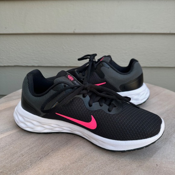 Nike Shoes - Nike Revolution 6 NN Women's Running Shoes Black Pink DC3729 002 Sz 6